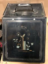 Antiker Briketts Kasten Metall